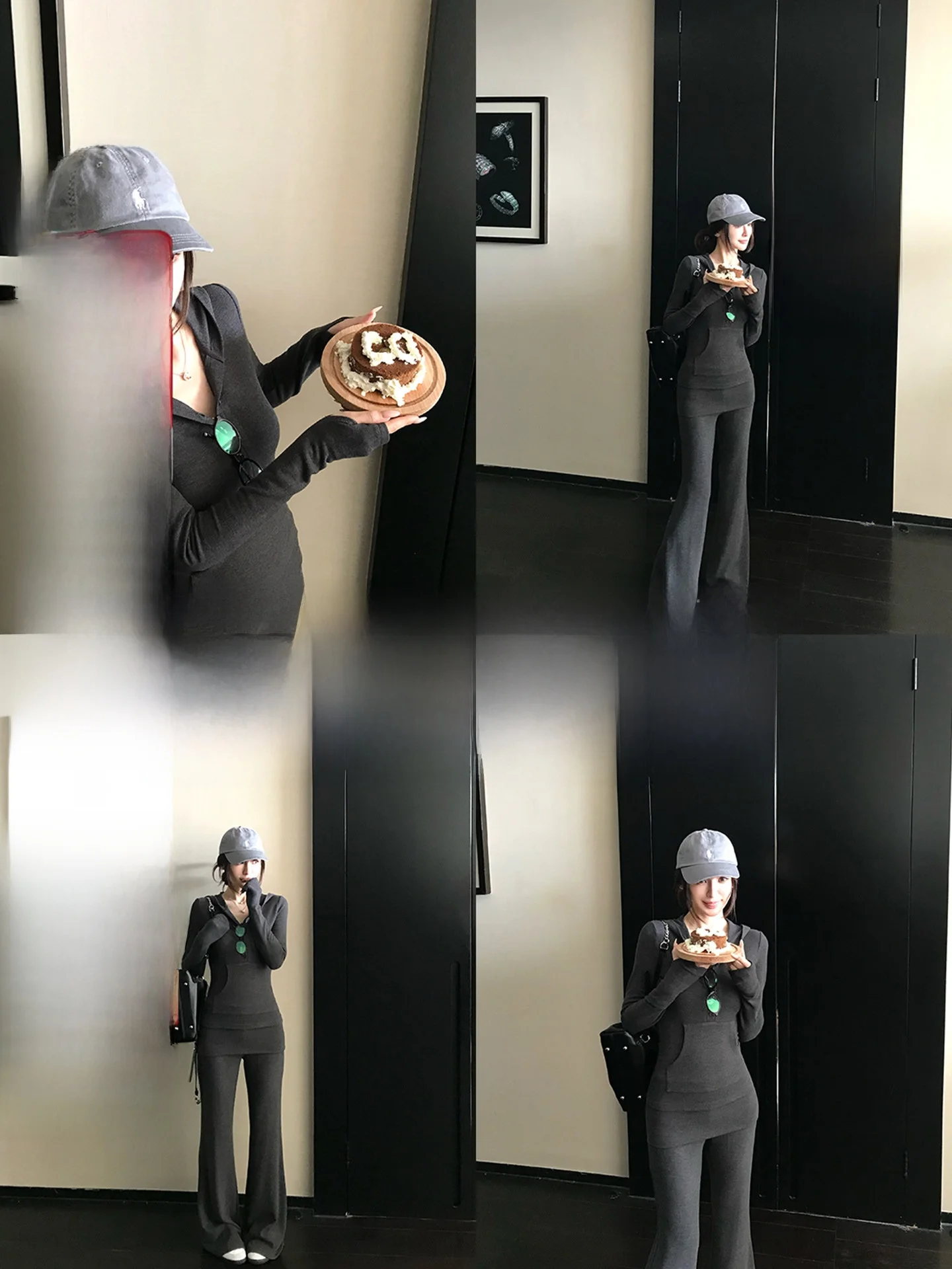 

Skk Store nt Lazy Women's Sportswear Set Thermal 300G Fce Slim Fit Casual Sle Long Sve Hoodie