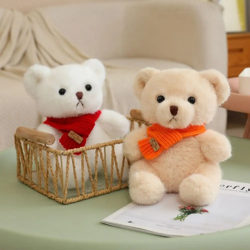 

Подушка для сна, мягкий шарф, медведь, мягкая подушка, мультяшный мягкий медведь, имитация животного, шарф, медведь, мягкие куклы, декор комнаты