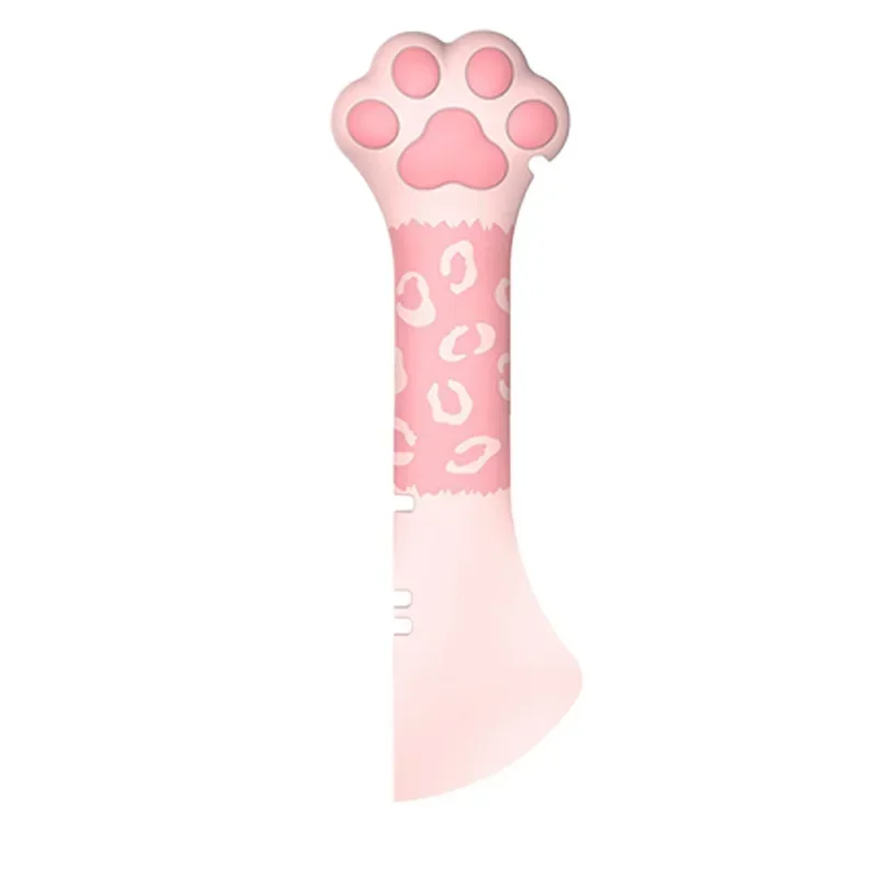 Multifunktionaler Tierfutter-Dosenöffner, Katzenpfoten-Löffel, 3-in-1 Tierfutter-Dosenöffner, Silikondeckel, Nass- und Trockenfutter-Mixer für Katzen und Hunde, zum Mischen von Trockenfutter – Detail 3