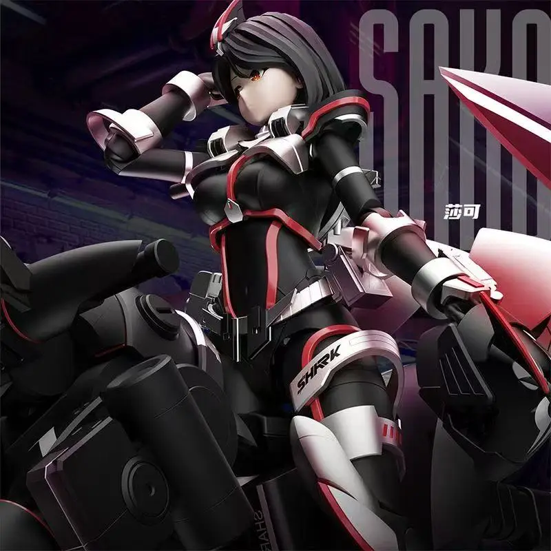 IN STOCK Yubo Cultural Studio Shark War Riding Goddess Assembly Machine Girl - Handmade Anime Action Figure Figurine Model Toy
