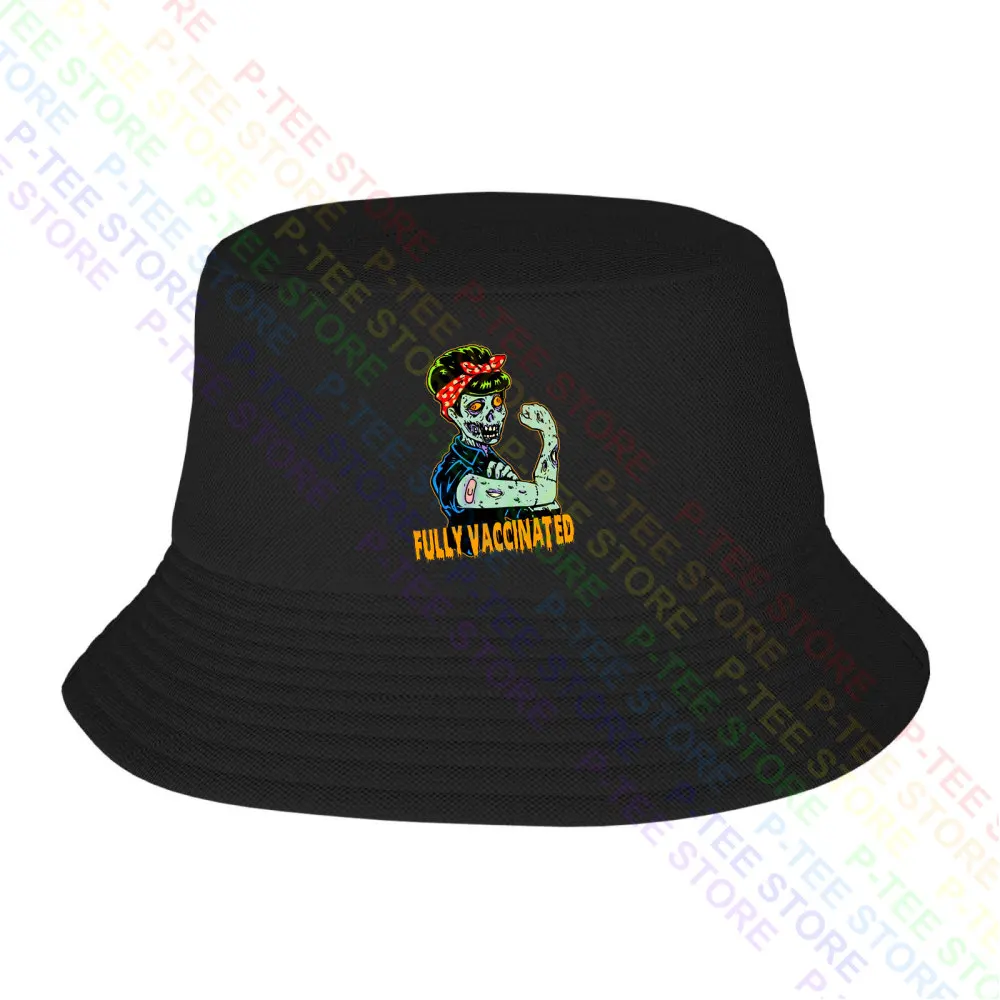 

Fully Vaccinated Vaccinated Zombie Baseball Cap Snapback Caps Knitted Bucket Hat