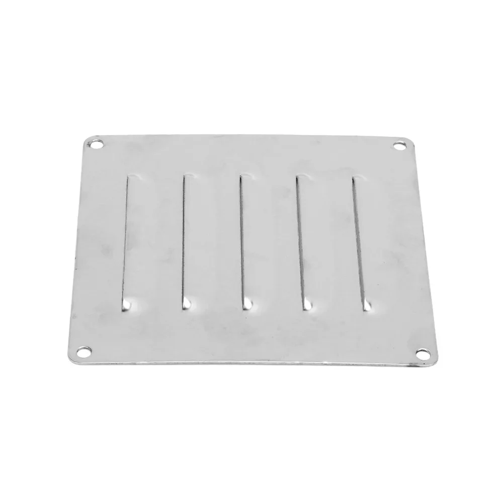 

120x120mm Marine Ventilation Plate Silver Stainless Steel Protected Flow Shutter Ventilation Shutters Marine Applications