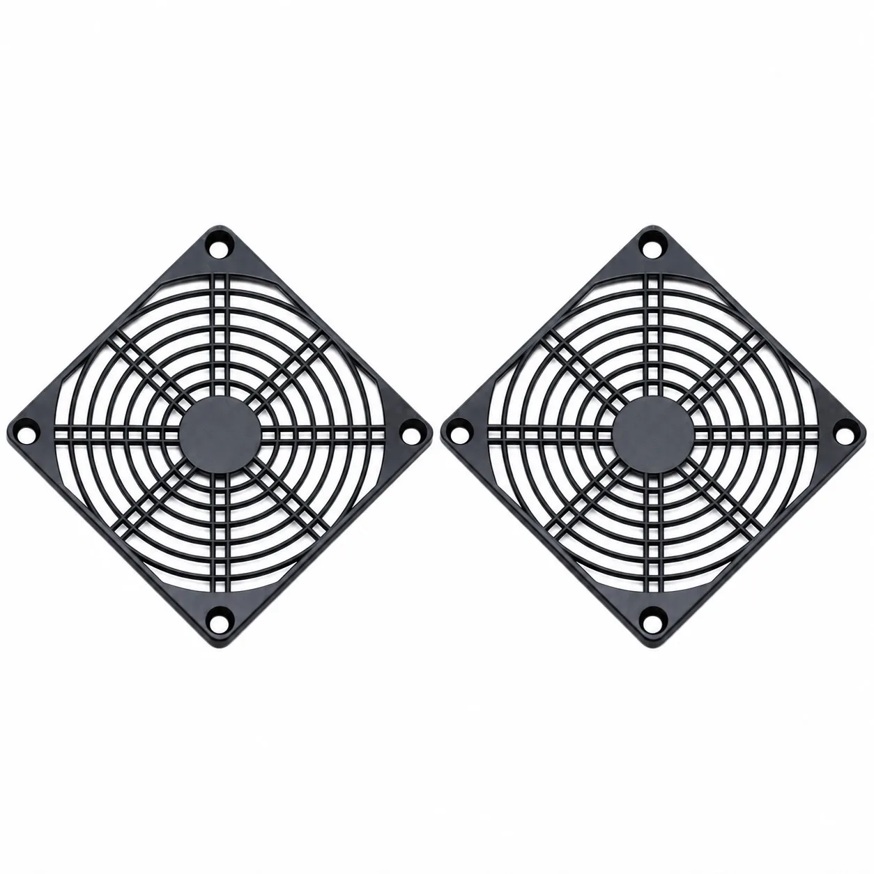Cooling Fan 2pcs 120mm Protective Protector Plastic Guard Grill for 120mm X 120mm PC Computer Cabinets Case