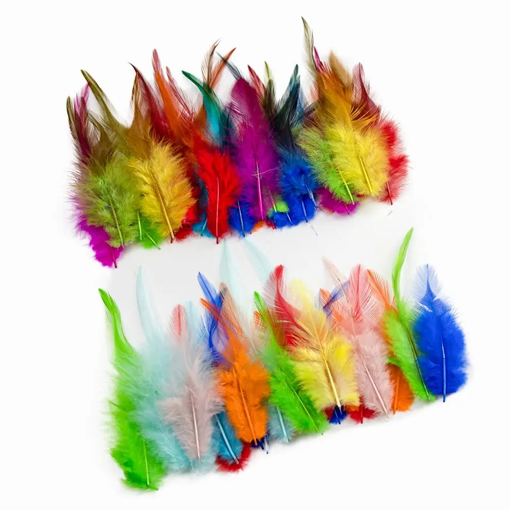 10-15cm Pretty Plumes Natural Rooster Feathers for Crafts Diy Softs Chicken Feather Jewelry Earring Plumas Decor Accessories