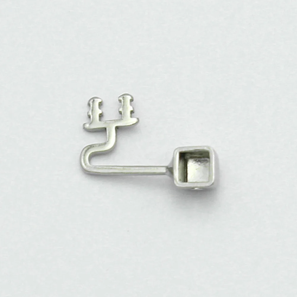 

Metal High Nickel Eyeglass Nose Pad Arm Insertable Support Bracket Soft Silver Optical Accessories Comfortable Anti