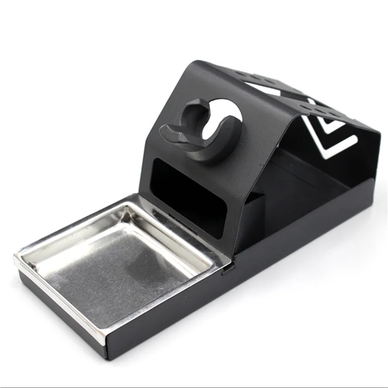 فلاش الاتجاه 2X T12 سبيكة لحام محطة حامل لحام مستقر لحام الحديد نصائح حامل مع وسادة العزل سلك نحاسي الكرة تلميح