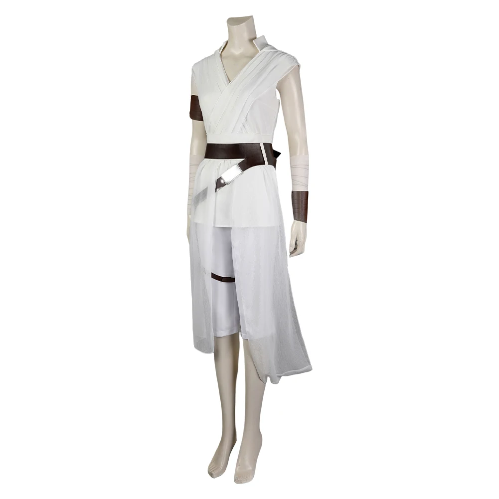 Rey Cosplay Fantasia Costume Disguise Adult Women Jedi Warrior Fantasy Outfit Female Halloween Carnival Costume for Women 2023