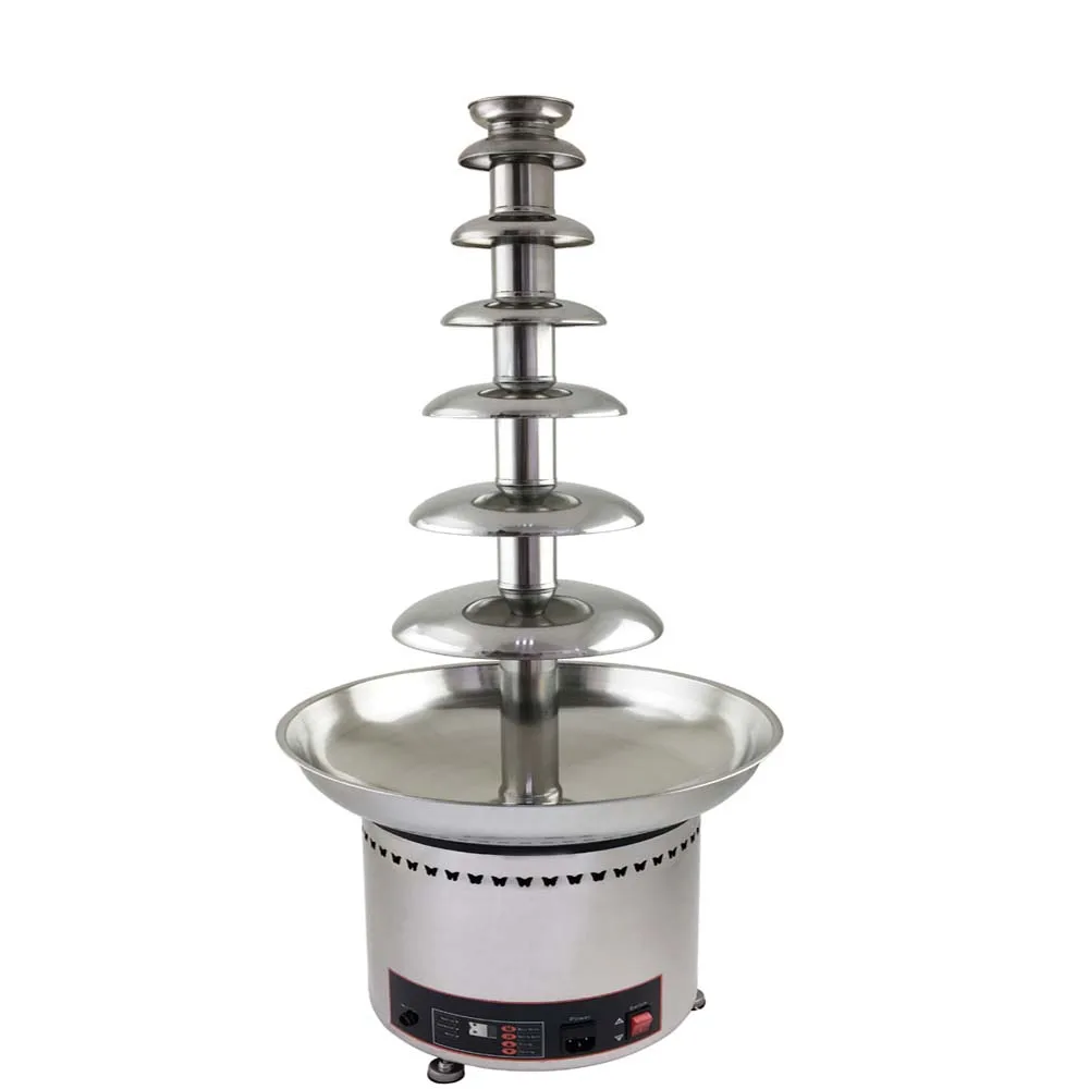 7 Tier Large Chocolate Fountain Machine for Catering Service,commercial Chocolate Tempering Machine Professional Stainless Steel