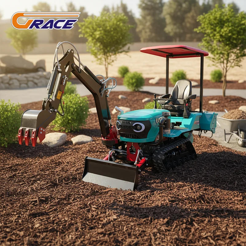 

Mini Crawler Tractor 35HP EPA Certified Compact Tractor Fast Shipping Factory Customize Hot Sale