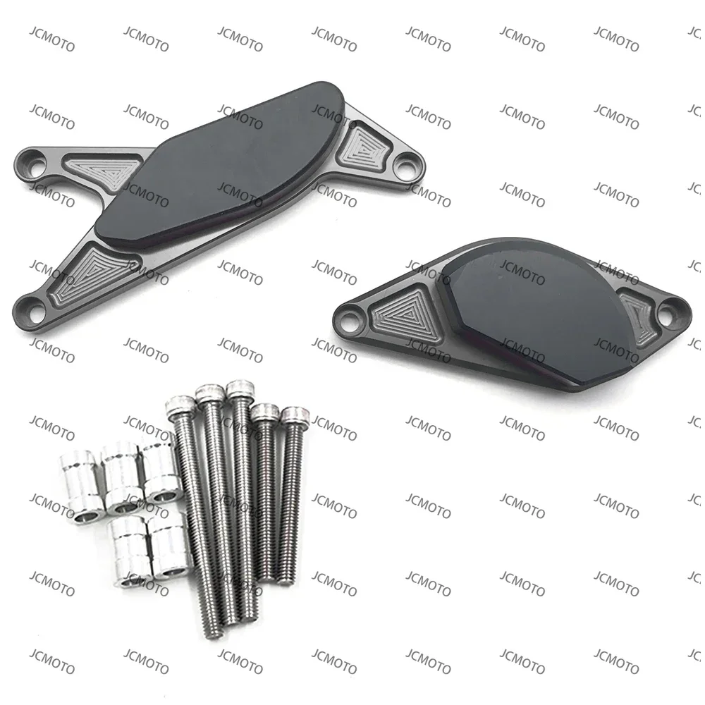 لسوزوكي GSR400 GSR600 GSR750 GSR 400 600 750 2006-2015 2016 محرك دراجة نارية حالة التوقف غطاء حماية تحطم وسادة الإطار الشريحة