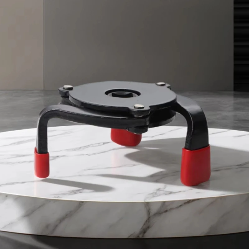 MAKE-ユニバーサルオイルフィルターレンチ調整可能な 3 顎オイルフィルター取り外しツール 3 顎フィルターレンチ車のオイルフィルター取り外し用