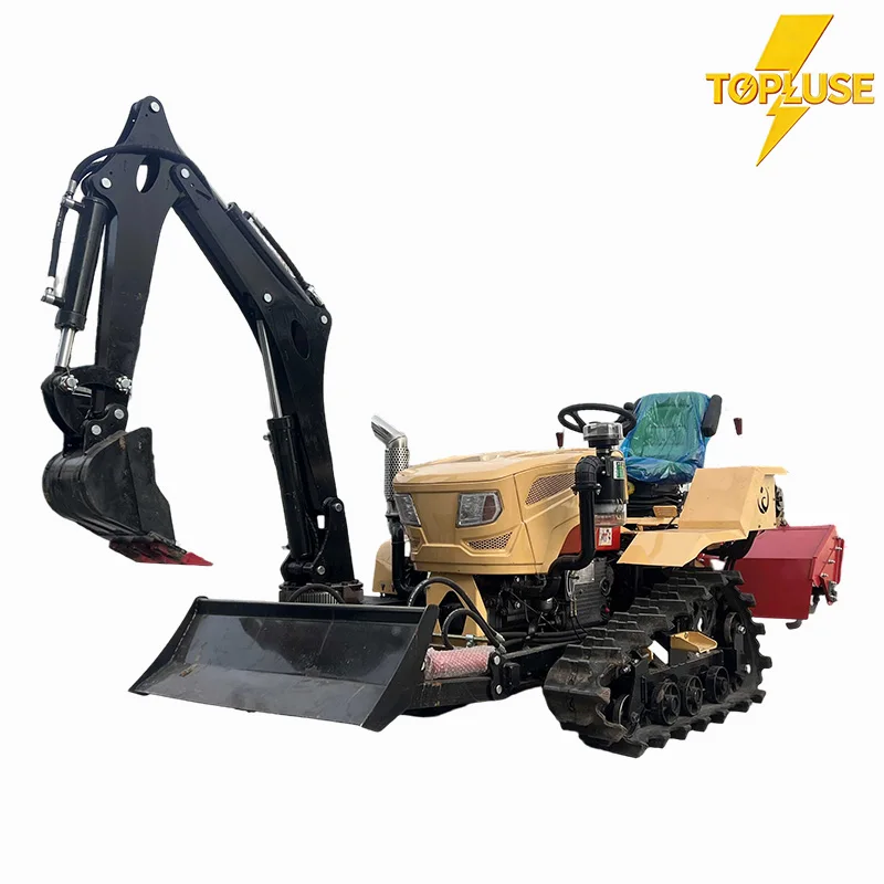 Customized 25HP 35HP Crawler Tractor High Quality Garden Tractor EPA Approved with excavator Fast Shipping Factory for Sale