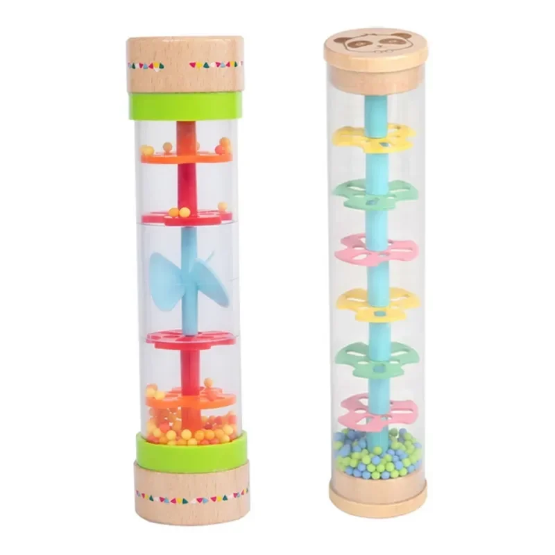 Sensory Developmental Rhythm Shaker Rain Stick Musical Toy Present for Preschooler Popular Musical Instrument