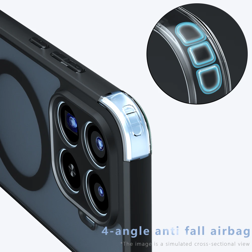 Etui na Xiaomi 17T Pro z magnetycznym ładowaniem bezprzewodowym, ramka TPU, twardy plastik, półprzezroczyste, matowe, odporne na wstrząsy, obudowa na telefon, coque, fundas — zdjęcie produktu 3
