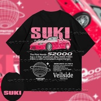 25 Summer 3D Printed Men's  Hon  Da S2000 Motorcycle Racing Riding Shirt Fashion T-shirt Women's Casual Plus Size Street T-shirt