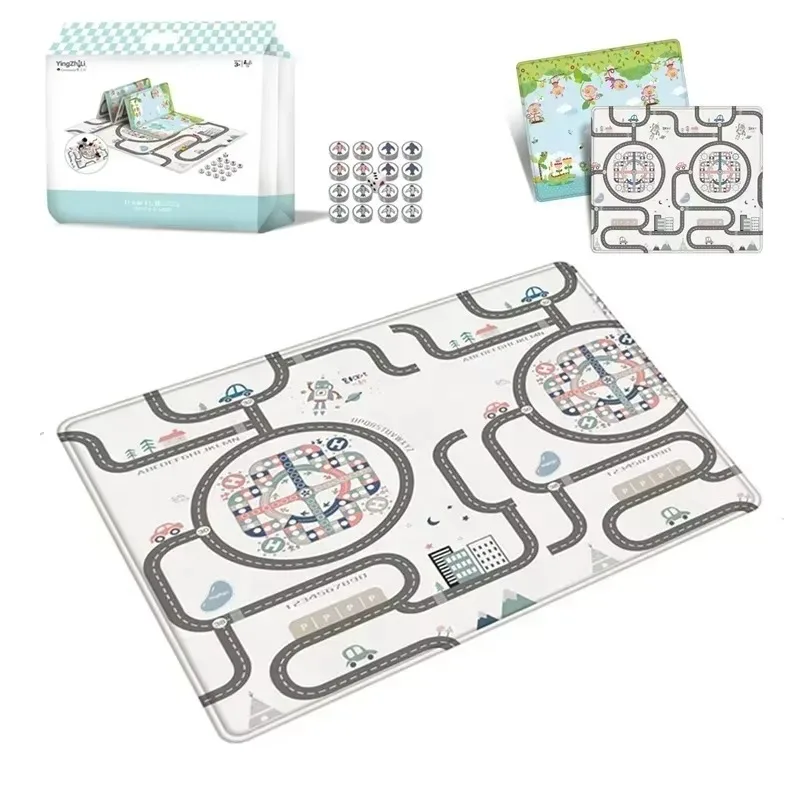 Foldable Non-Toxic Baby Play Mat Educational Children's Carpet In The Nursery Climbing Pad Kids Rug Activitys Games Toys 180*200