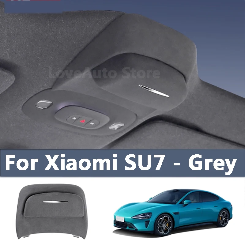 

For Xiaomi SU7 PRO MAX 2024 2025 Car Glasses Box Car Sunroof Over Fur Sunglasses Storage Box Automotive Accessories