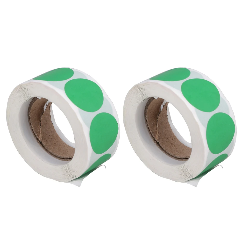 

2 Rolls Decorative Label Decals Material Heart Shape Bright Color for Party Banquet Baby Shower Wedding Birthday Gift