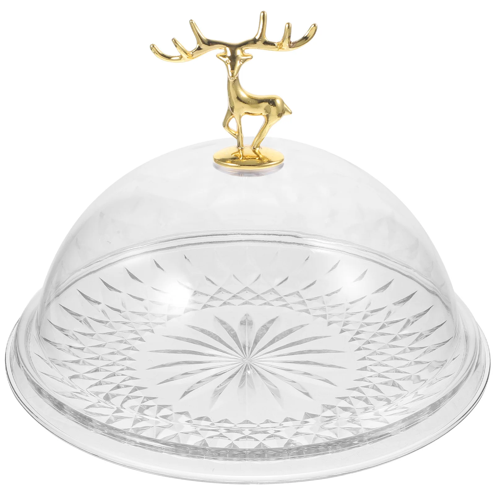 

Cake Tray Clear Cake Stand Dome Cover Dessert Serving Tray for Wedding Party Birthday Bakery Display Food Storage