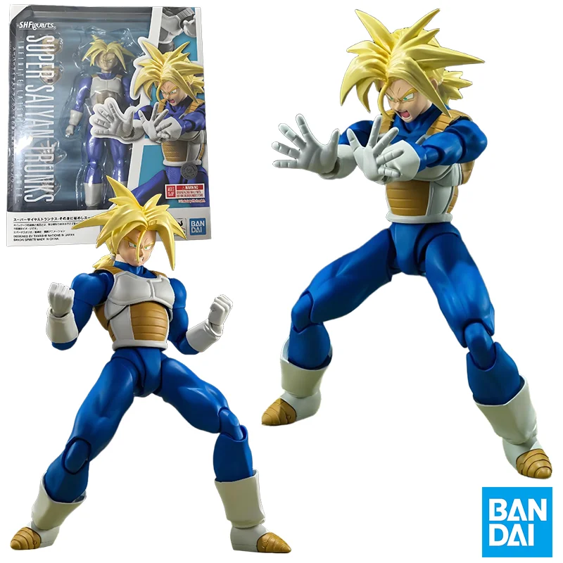 

Bandai Genuine SHF Dragon Ball SUPER SAIYAN TRUNKS -INFINITE LATENT SUPER POWER- Anime Action Figure Model Toys Gift Children