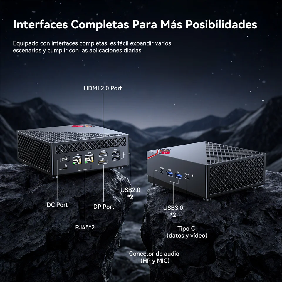 ACEMAGIC Mini PC AMD Ryzen 7 7730U 8C/16T up to 4.5GHz Windows 11