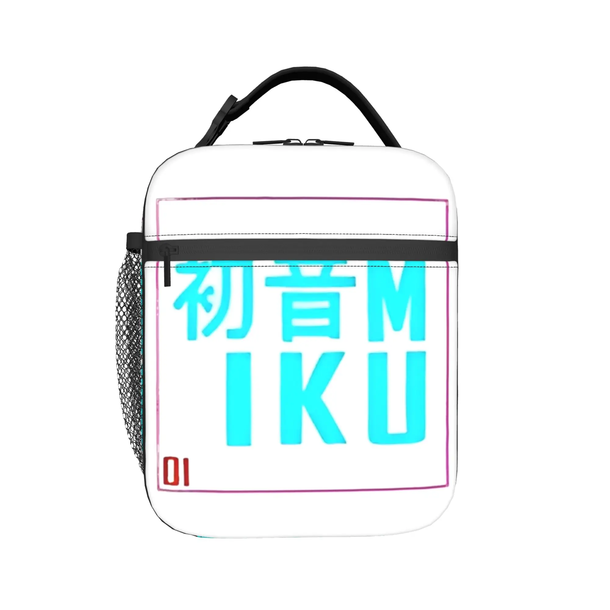 Miku Hatsune Miku Insulated Lunch Bags for Men Women Food Bag Portable Cooler Thermal Lunch Boxes For School Office