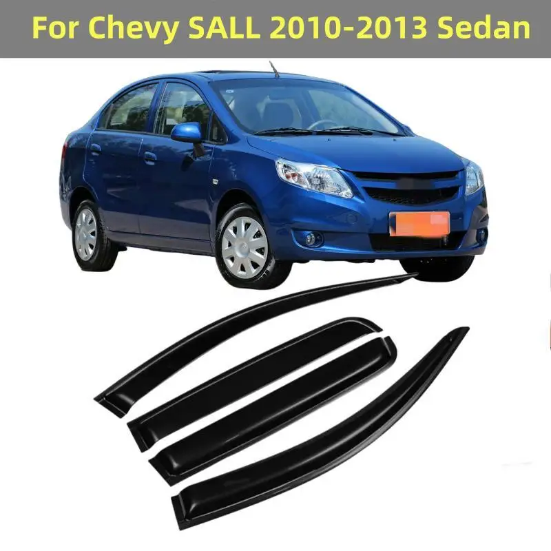 

For Chevy SALL 2010 2011 2012 2013 Sedan Car Window Visor Sun Rain Deflector Guard Awnings Shelter Trim Exterior Accessories