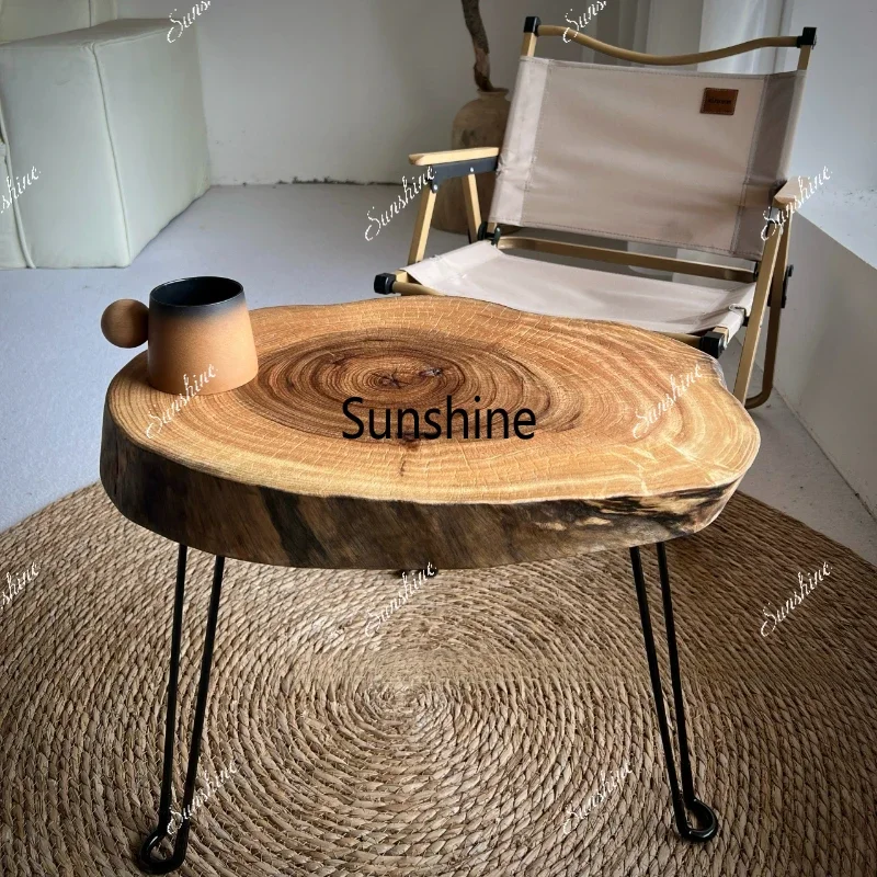 

Outdoor Living Room Coffee Table Modern Foldable Unique Designer End Tables Small Wood Minimalist Stolik Kawowy Furniture Home