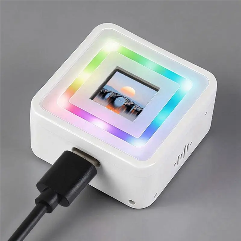 RP2350 0.85-Inch LCD Development Board With RGB Ambient Lighting And Audio Playback/Capture Capabilities