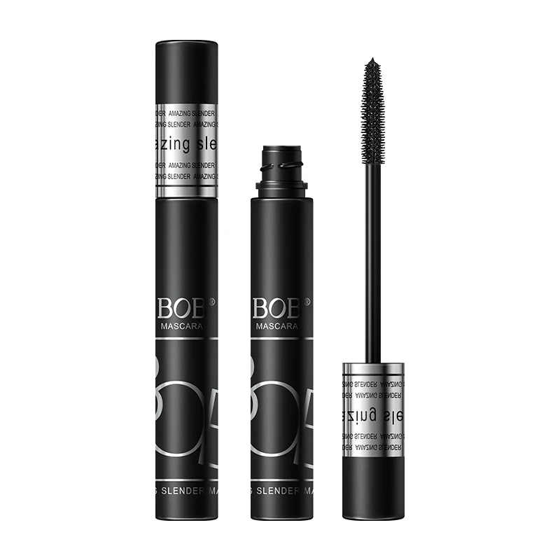 Preto grosso olho preto alongado impermeável à prova de suor longa duração rímel configuração creme festa encaracolado grosso volume cílios