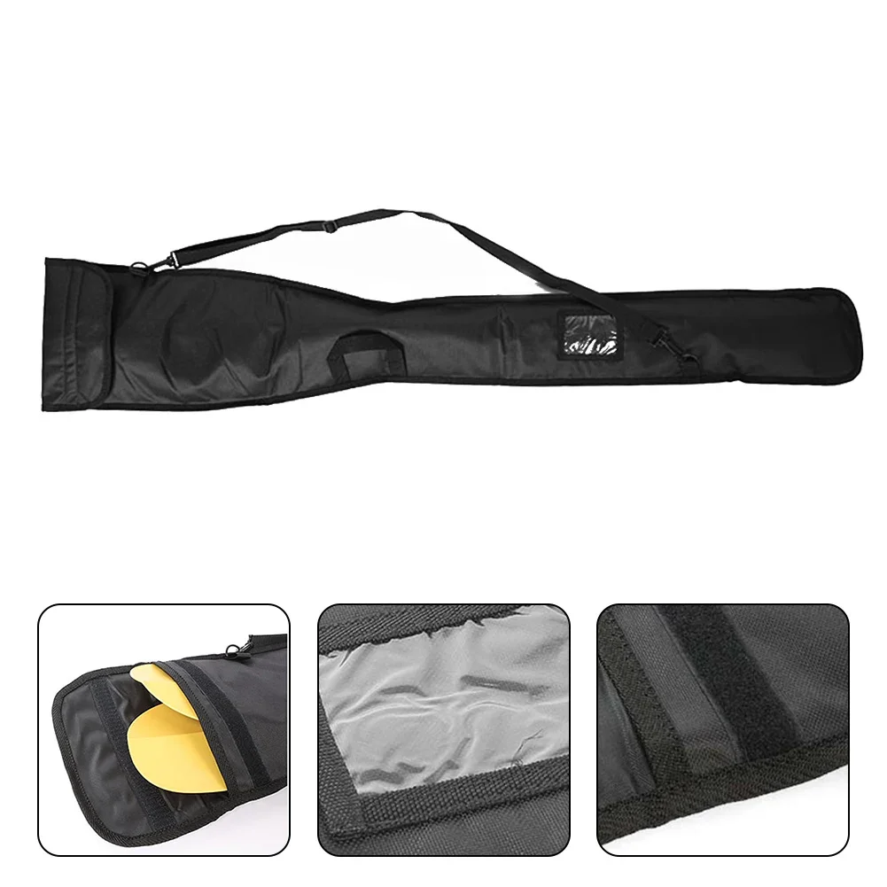 Kayak Paddle Bag Portable Wear-resistant 130*26cm Black Boat Can Storage 2 Paddle Carrying Oar Bag Oxford Cloth