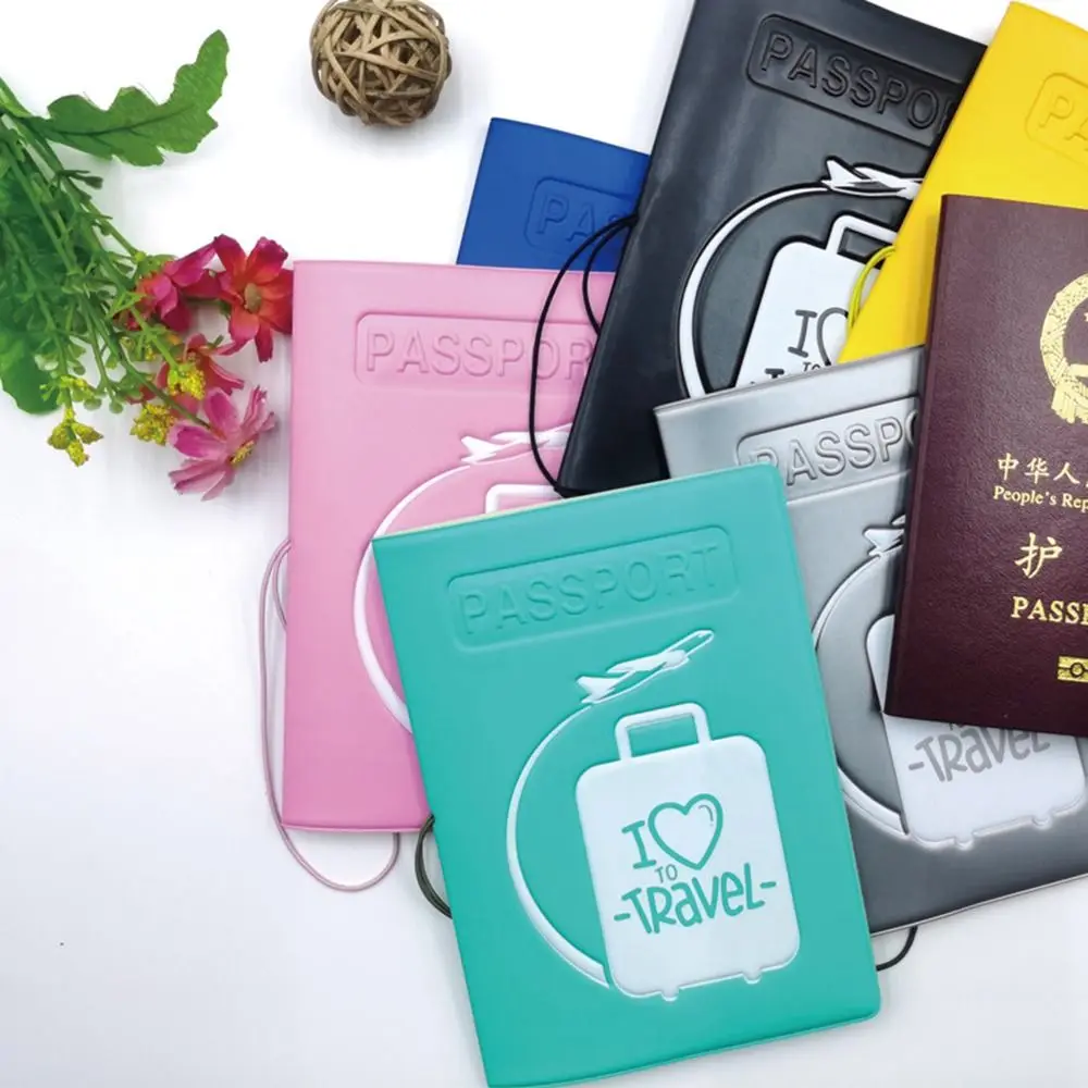 Card Holder PVC Passport Case Multi-function Protection Card Bag Portable ID Holder Women Men