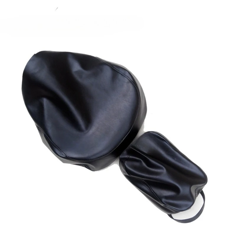 1 set Replacement Thick Black PU Leather Motorcycle Seat Cover Cushion Guard Waterproof For Honda Shadow VT VTX 400