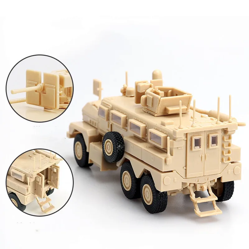 4D 1/72 U.S. Cougar 6*6 MRAP veicolo Puzzle modello War Chariot assemblato giocattolo militare di plastica