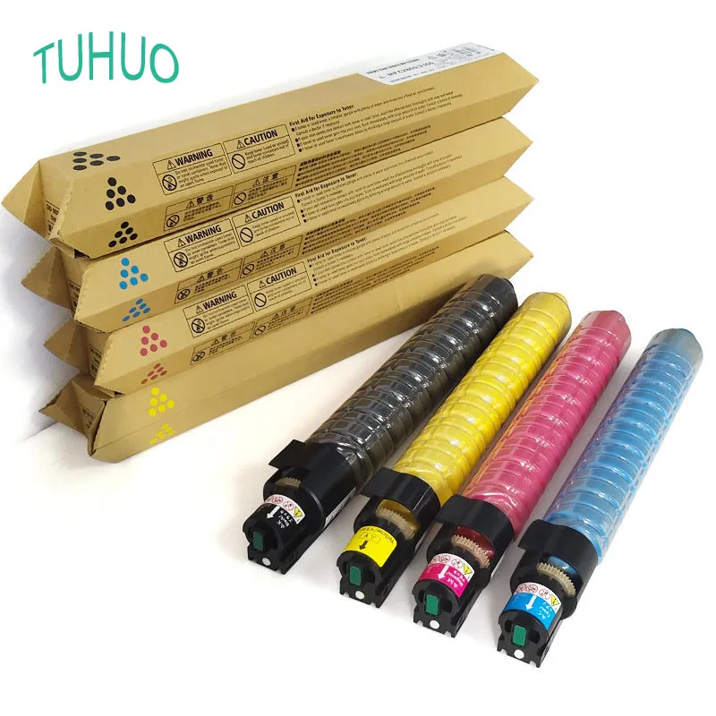 

1PCS MPC2800 MPC3300 Toner Cartridge For Ricoh Aficio MP C2800 C3300 Toner Powder Copier Supplies Compatible BK:400g CMY:300g