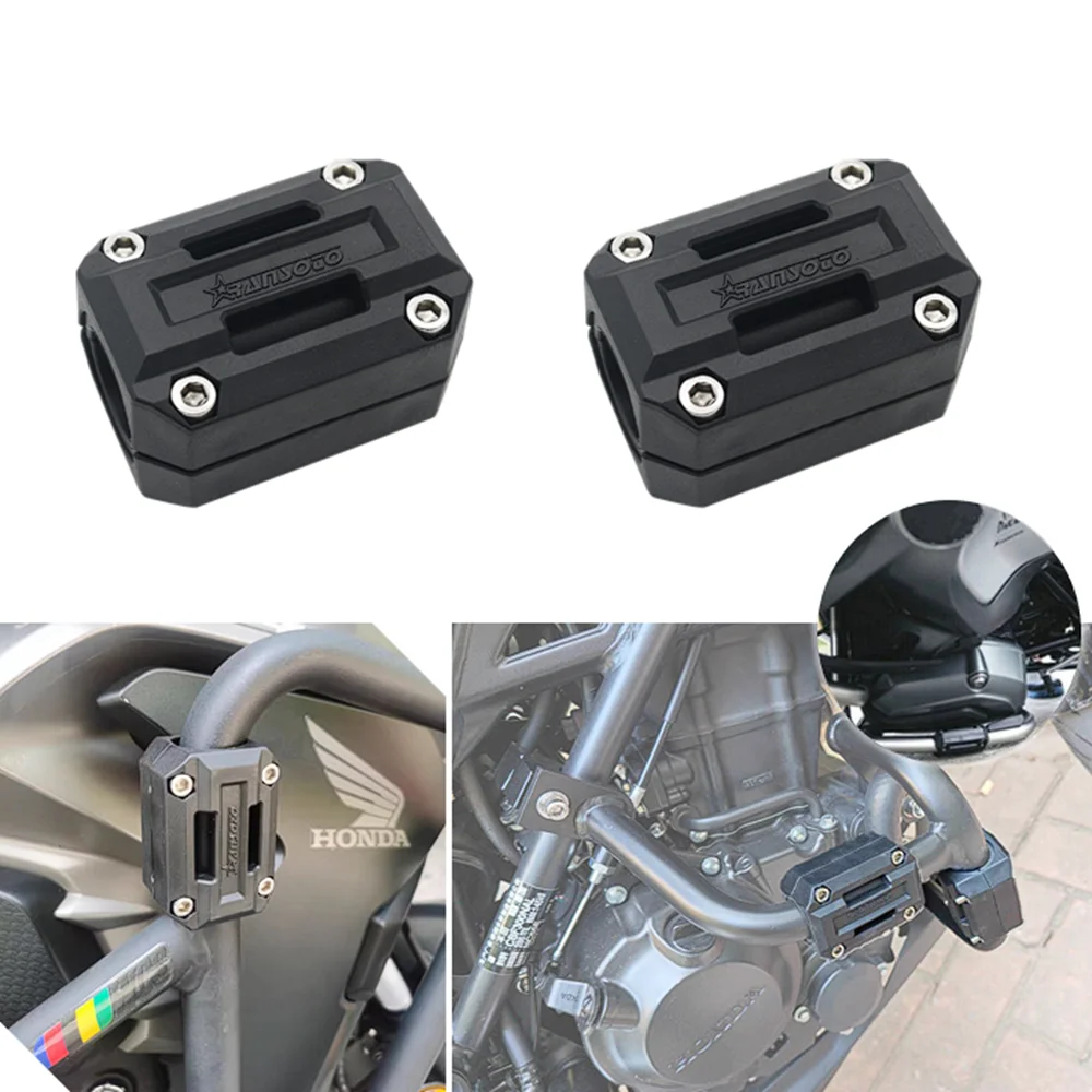 

Защитные блоки бампера двигателя мотоцикла, пригодные для 22/25/28 мм для Honda, декоративный блок, защита двигателя мотоцикла