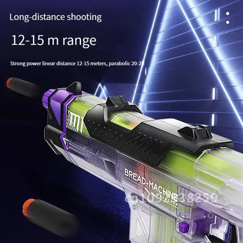 M1 Bread with Gun Launcher Manual Soft Bullet Toy Gun Birthday Machine Adults Weapon Armas Boys Kids For Gifts Blaster Bullets