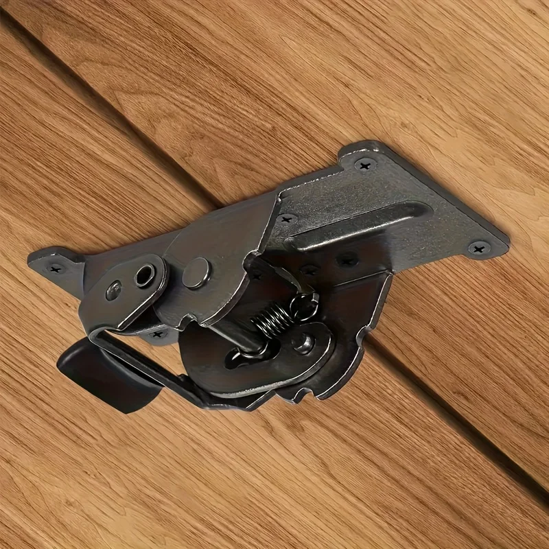 90-Degree Self-Locking Folding Hinge Table Hinge Connection Table Foldable Support Bracket Right-Angle Furniture Hardware