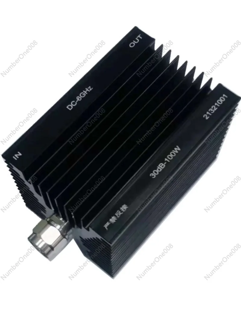 100W Fixed Attenuator N Type Frequency DC-6GHz 1-60dB