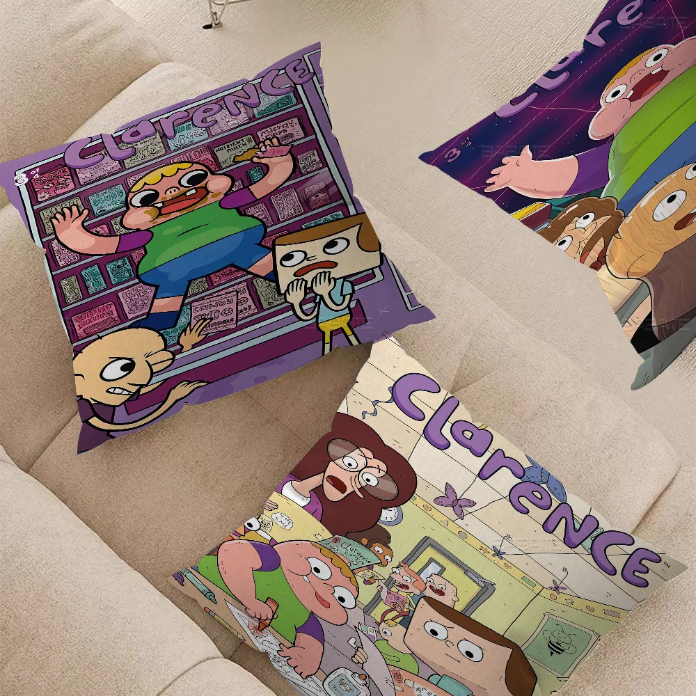 

Cartoon C-Clarences Pillow Cover Design Cushion Cover Decor Holiday Decorati