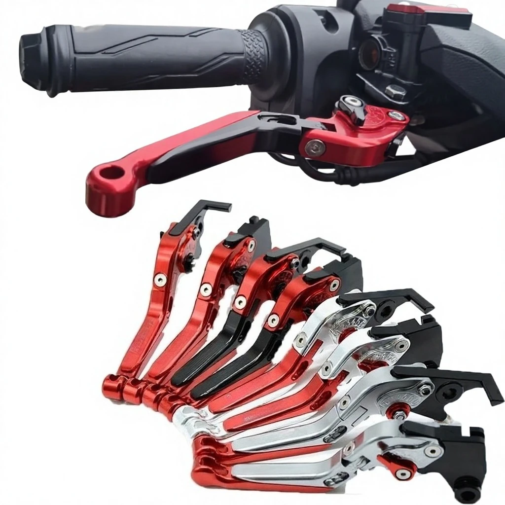 Para Yamaha FZ16 BYSON/FZ16 FAZER/FZ16ST 2008-Actualidad: Juego de Palancas de Embrague y Freno Ajustables y Plegables