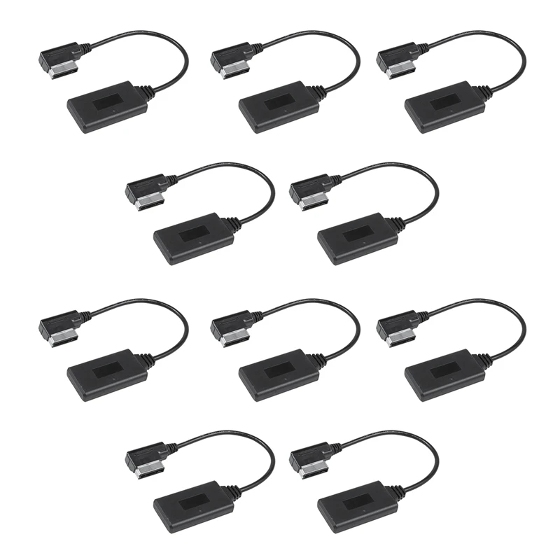 10X Car Wireless Bluetooth Module Music Adapter Auxiliary Receiver Aux Audio Cable For Mercedes W212 S212 C207 Radio