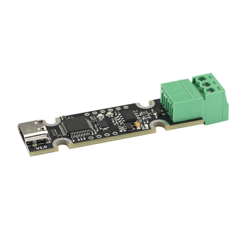 Adaptador USB a CAN con chip STM32F072 compatible con CAN2.0A y B usado para firmware canable/luz de velas/Klipper