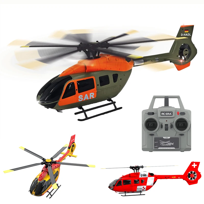 C190 H145 Rc Helicopter 6CH Single-Propeller Flybarless Helicopters 2.4G Brushless Motors 3D Six-Axis Gyroscope Model Plane