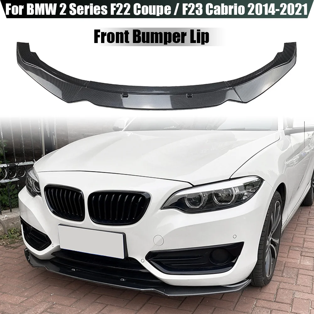 

Car Front Bumper Splitter Lip Spoiler Diffuser Guard Body Kit For BMW 2-Series F22 F23 2014 2015 2016 2017 2018 2019 2020 2021