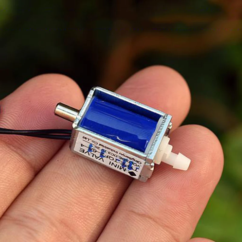 DC 3V 3.7V 5V 2-drogowy 2-pozycyjny mały mini elektryczny zawór elektromagnetyczny normalnie otwarty N/O mikro zawór sterujący przepływem gazu powietrza DIY medyczny