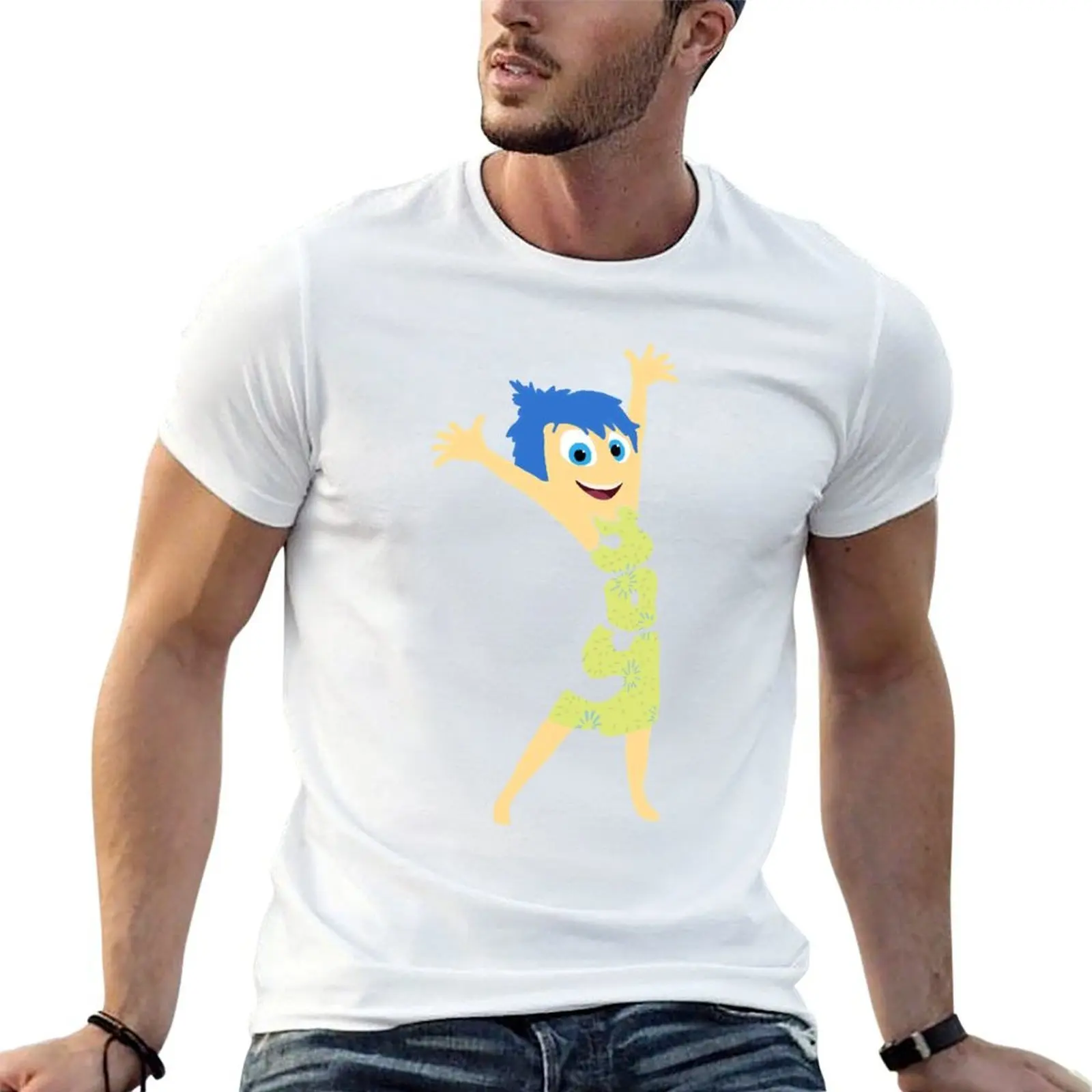 

joy T-Shirt funny t shirts man t shirts cotton 100% T-Shirt