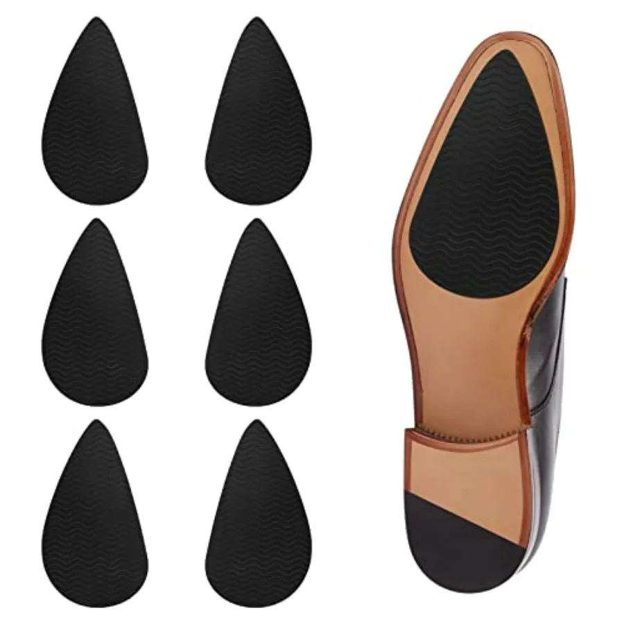 

3 Pairs Shoe Sole Anti Slip Pads Adhesive Shoe Soles Protectors, Non Slip Shoe Grips, Shoe Bottom and Heel Noise Reduction Stic