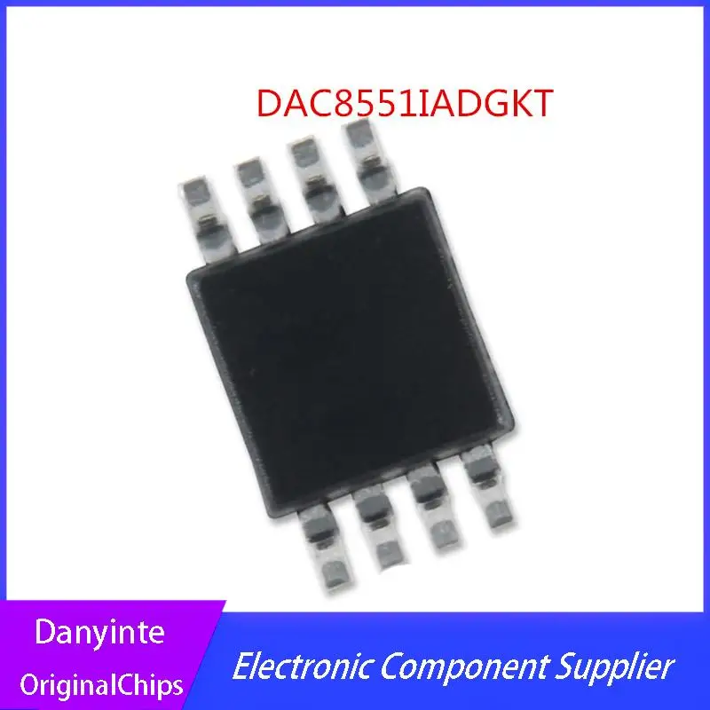 

5PCS/LOT DAC8551IADGKT DAC8551IADGKR DAC8551 8551 MSOP8