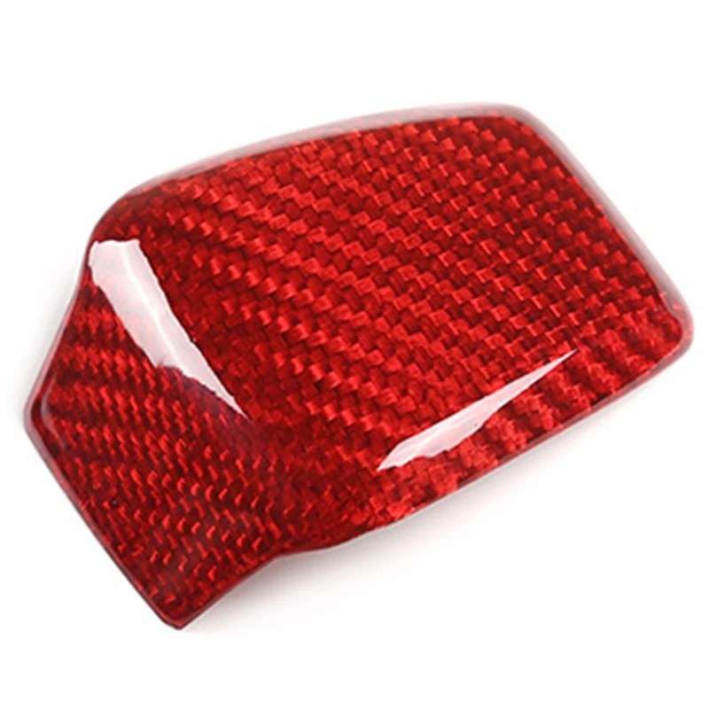 Super Sale Real Carbon Fiber Steering Wheel Lower V Trim Cover for Alfa Romeo Giulia Stelvio Tonale 2020-2025 Glossy Red